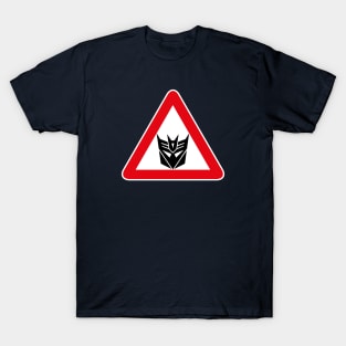 Decepticons - Warning Sign T-Shirt